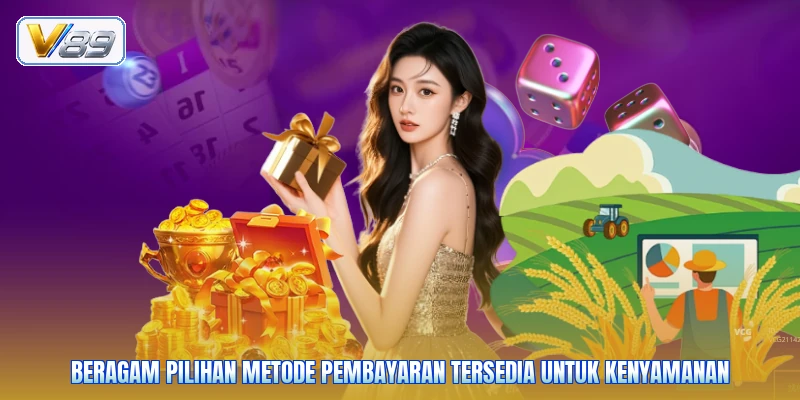 Beragam pilihan metode pembayaran tersedia untuk kenyamanan