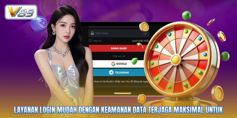 Layanan login mudah dengan keamanan data terjaga maksimal untuk