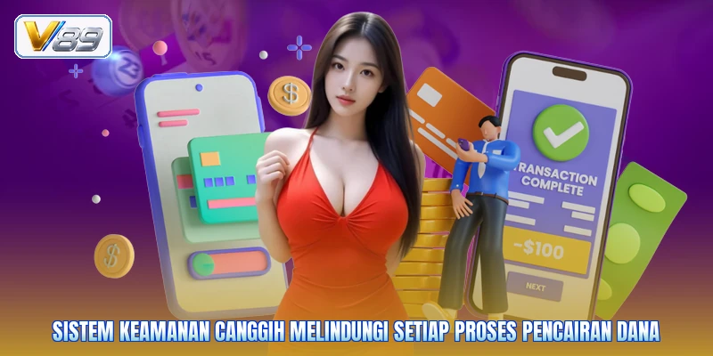 Sistem keamanan canggih melindungi setiap proses pencairan dana